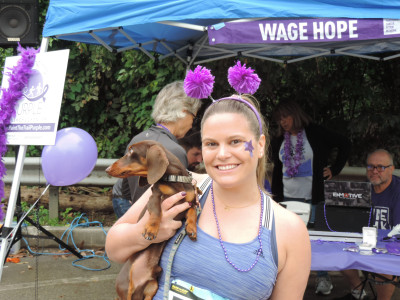 2021 Paint The Trail Purple Event